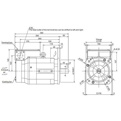 Motor Spindle Mitsubishi Electric SJ-V Série 2.2kW 1500rpm Eixo Reto com Encoder Absoluto IP44 SJ-V2.2-01M(F) Motor Spindle Mitsubishi Electric SJ-V Série 2.2kW 1500rpm Eixo Reto com Encoder Absoluto IP44 SJ-V2.2-01M(F) - SJ-V2.2-01...