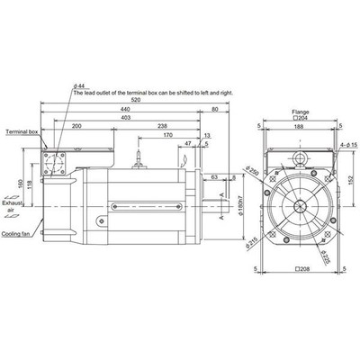 Motor Spindle Mitsubishi Electric SJ-V7.5-01ZT(M) 7.5kW 1500rpm 35Nm Eixo Reto com Encoder Absoluto IP44 Motor Spindle Mitsubishi Electric SJ-V7.5-01ZT(M) 7.5kW 1500rpm 35Nm Eixo Reto com Encoder Absoluto IP44 - SJ-V7.5-01ZT(M)