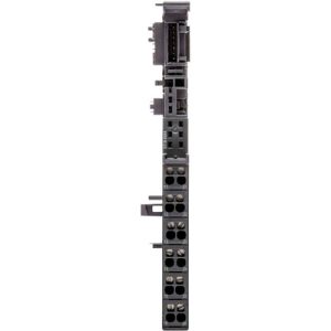 Unidade Base MELSEC ST Mitsubishi Electric para I/Os Remotos com Bornes de Parafuso e Montagem em Trilho DIN ST1B-E6X4 — SKU ST1B-E6X4 —