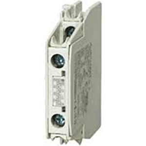 Bloco de Contato Auxiliar Clip-on Mitsubishi Electric 1NA+1NF UT-AX11 1a1b — SKU UT-AX11 1a1b — Equivalent to UT-AX111A1B
