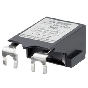 Módulo Supressor Varistor + CR Mitsubishi Electric para 48Vac, Compatível com (D)-T10...(D)-T50, SR(D) T5/T9 - UT-SA25 AC4...