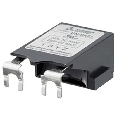 Módulo Supressor Varistor + CR Mitsubishi Electric para 48Vac, Compatível com (D)-T10...(D)-T50, SR(D) T5/T9 - UT-SA25 AC48V Módulo Supressor Varistor + CR Mitsubishi Electric para 48Vac, Compatível com (D)-T10...(D)-T50, SR(D) T5/T9 - UT-SA25 AC4...