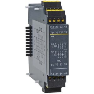 Módulo de Saída de Segurança MELSEC-WS Mitsubishi Electric WS0-4RO4002 2DO (Duplo) + 2DO (NC) + 2DO, Bornes, Trilho DIN - ...