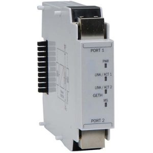 Módulo Interface Ethernet MELSEC-WS Mitsubishi Electric WS0-GETH00200 com Conector 10 pinos e Comunicação Ethernet - WS0-G...