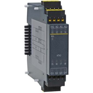 Módulo de I/O de Segurança Misto MELSEC-WS Mitsubishi WS0-XTIO84202-C 8DI/4DO SIL3/PLe com Bornes de Parafuso e Revestimen...