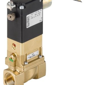 Válvula Solenoide Burkert Tipo 5282 2/2 Vias Servoassistida NC G2 Latão — SKU 349635 - 349635