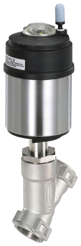 Válvula de Assento Angular Burkert Tipo 2100 2/2 Vias Operada por Pistão - 98133780