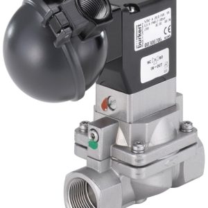 Válvula Solenoide Burkert Tipo 5282 2/2 Vias Servoassistida NC G2 Aço Inox - — SKU - 20067637 - 20067637