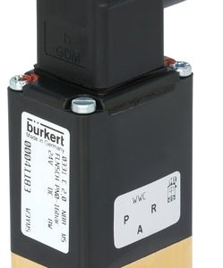 Válvula Solenoide Burkert Tipo 0331 3/2 Vias NC Ação Direta Flange Latão 24V - — SKU - 44553 - 44553