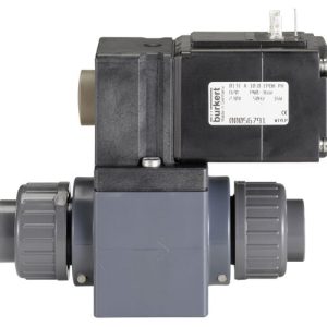 Válvula Solenoide 2/2 vias Burkert Tipo 0131 para meios agressivos, conexão 3/8", PVC — SKU 56791 - 56791