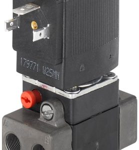 Válvula pneumática 4/2 vias Burkert Tipo 5420 - normalmente aberta, flange PA, 120V — SKU 463887 - 463887