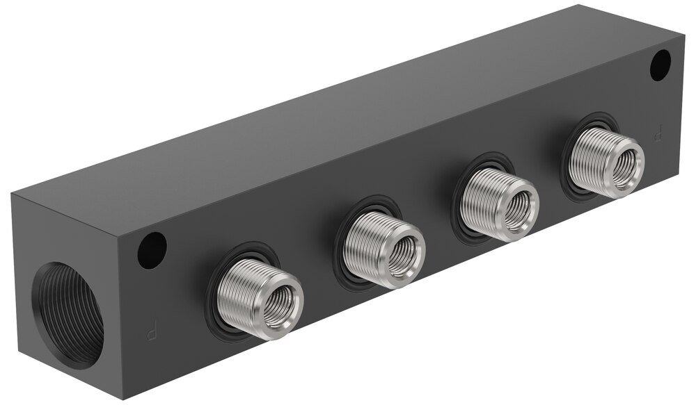 Manifold Burkert Tipo KM00 4 vias — SKU 5843 Manifold Burkert Tipo KM00 4 vias — SKU 5843 - Bürkert - 5843