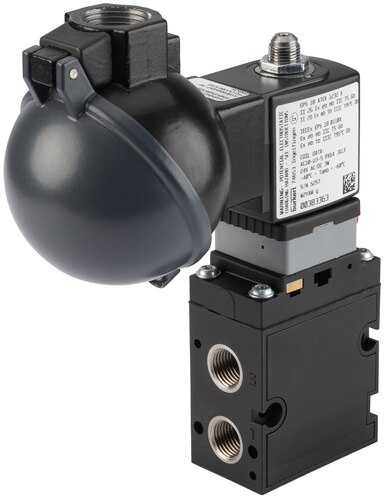 Válvula Pneumática 3/2 vias NC Burkert Tipo 6518 - Conexão R 1/8" - — SKU - 387377 - Bürkert - 387377