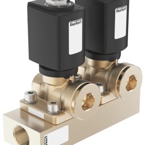 Válvula Solenoide Servo 2/2-vias Burkert Tipo 6240 NC 1/4" PTFE 24V - SKU 346335