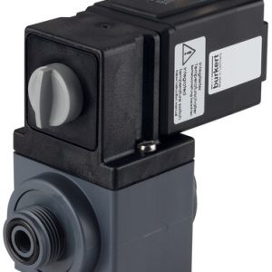 Válvula Solenoide 2/2 vias Burkert Tipo 0131 para meios agressivos, PVC, 3/8" - — SKU - 501479 - 501479