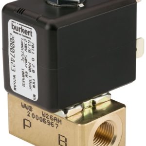Válvula Solenoide Burkert Tipo 7011 2/2 Vias NC Ação Direta M5 Latão - — SKU - 20072554 - 20072554