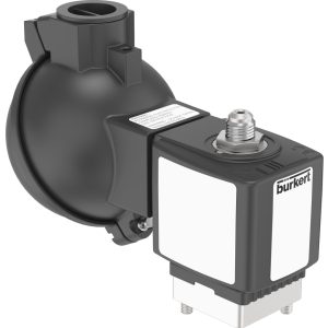 Válvula Solenoide Burkert Tipo 6014 3/2 Vias Ação Direta NC Flange Aço Inox — SKU 377156 - 377156