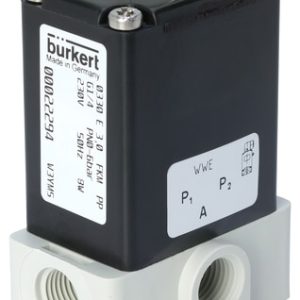 Válvula Solenoide Burkert Tipo 0330 3/2 Vias NC Polipropileno G1/4 - — SKU - 466847 - 466847