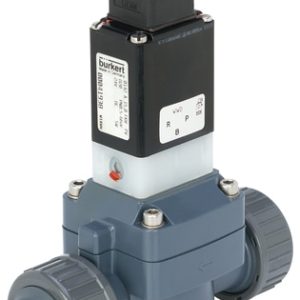 Válvula Solenoide Burkert Tipo 0142 2/2 Vias Normalmente Fechada PVC EPDM DN15 - — SKU - 500954 - 500954