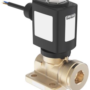 Válvula Solenoide Servo 2/2 vias Burkert Tipo 6240 NC 1/4" NPT latão 12 V - 368640