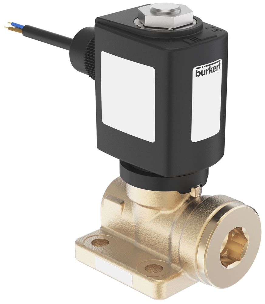 Válvula Solenoide Servo 2/2-way Burkert Tipo 6240 NC 1/4" NPT FKM - — SKU - 368638 - Bürkert - 368638