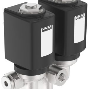Válvula Solenoide Servo 2/2 vias Burkert Tipo 6240 NC Aço Inox 24V — SKU 354967 - 354967