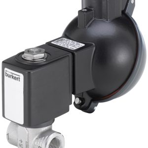 Válvula Solenoide Servo 2/2 vias Burkert Tipo 6240 NC G1/2 Aço Inox 24V - SKU 392657