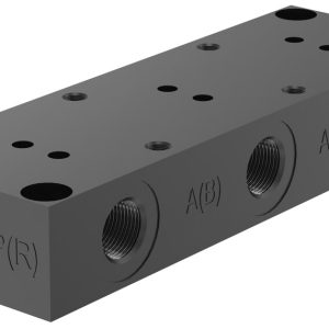 Manifold Burkert Tipo KM00 3 bancadas — SKU 5286 - 5286