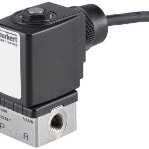 Válvula Solenoide Burkert Tipo 6013 2/2 Vias NC Ação Direta G1/8 Aço Inox - — SKU - 351933 - 351933