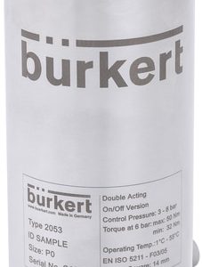 Atuador Rotativo Pneumático Tipo 2053 Burkert - — SKU - 369741 - 369741