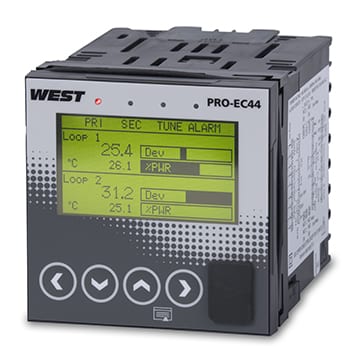 Duplo Controlador de Temperatura West Pro-EC44 | West