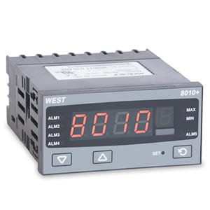 Indicador de Temperatura e Processos WEST 8010+ | P8010+ - Controladores West