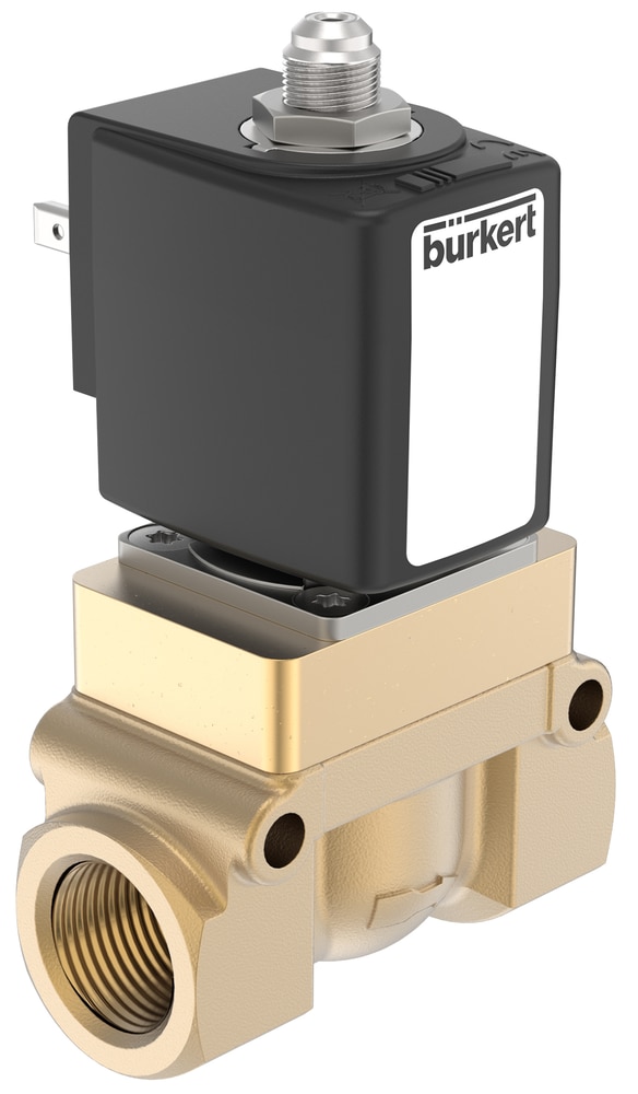 Válvula Solenoide 2/2 Vias Burkert Tipo 5404 - Servo-pistão, NC, G1 1/4 Latão - — SKU - 316584 Válvula Solenoide 2/2 Vias Burkert Tipo 5404 - Servo-pistão, NC, G1 1/4 Latão - — SKU - 316584 - Bürkert - 316584
