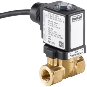 Burkert Tipo 6213 Válvula Solenoide 2/2 Vias Servoassistida NC - Conexão NPT 3/8 — SKU 20016618 - 20016618