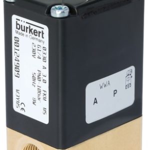 Válvula Solenoide Burkert Tipo 0330 2/2 Vias NC Ação Direta NPT1/4 Latão - — SKU - 20123170 - 20123170