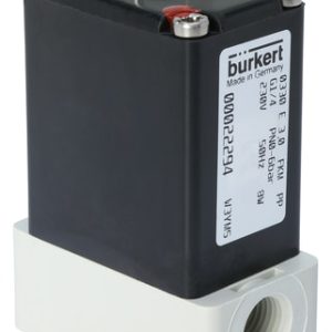 Válvula Solenoide Burkert Tipo 0330 2/2 Vias NC PP G1/4 24V - — SKU - 20002701 - 20002701