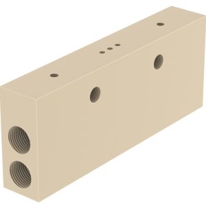 Manifold Burkert Tipo KM00 UNF1/4-28 1-F PEEK - — SKU - 670181 - 670181