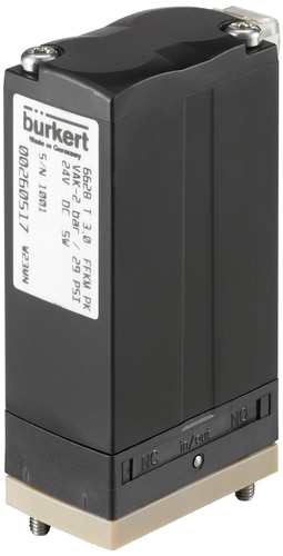 Válvula Solenoide Burkert Tipo 6628 com Separação de Meio, 3 mm, PPS, 24 V — SKU 339195 Válvula Solenoide Burkert Tipo 6628 com Separação de Meio, 3 mm, PPS, 24 V — SKU 339195 - Bürkert - 339195