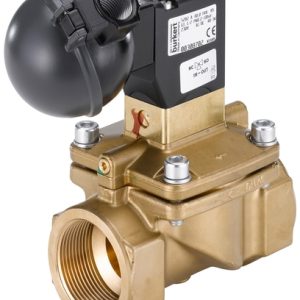 Válvula Solenoide Burkert Tipo 5282 2/2 Vias Normalmente Aberta Servoassistida G1/2 Latão - — SKU - 355113 - 355113