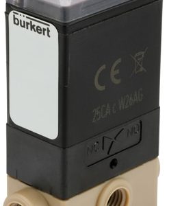 Válvula Solenoide 3/2 Vias Burkert Tipo 0127 para Meios Agressivos, PEEK, 24 V - — SKU - 20039608 - 20039608