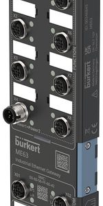 Gateway FieldConnect Burkert Tipo ME63 PROFINET EtherNet IP M12 PC - — SKU - 346845 - 346845