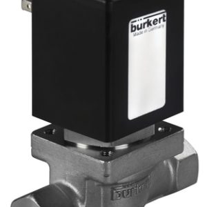 Válvula Solenoide Burkert Tipo 0255 2/2 Vias NC Ação Direta G1/4 Aço Inox — SKU 381666 - 381666