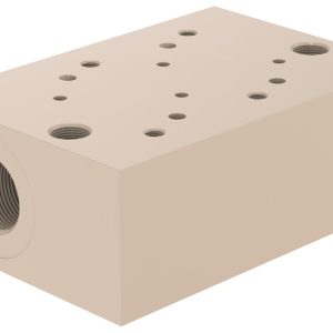 Manifold Burkert Tipo KM00 duplo G1/8 2 vias PPS — SKU 675628 - 675628