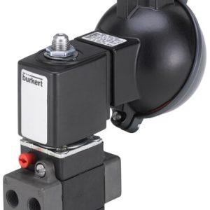 Válvula Pneumática 4/2 vias Burkert Tipo 5420 - Normalmente Aberta, Conexão Roscada Interna 3mm, Alumínio — SKU 372705 - 3...