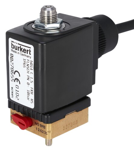 Válvula Solenoide 3/2 Vias Burkert Tipo 6014 NC G1/8 Latão 230V — SKU 352034 Válvula Solenoide 3/2 Vias Burkert Tipo 6014 NC G1/8 Latão 230V — SKU 352034 - Bürkert - 352034