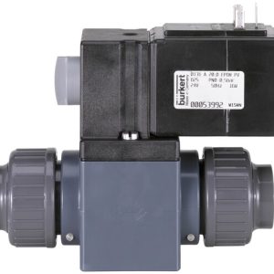 Válvula Solenoide 2/2 vias Burkert Tipo 0131 para meios agressivos - PVC 3/4" - — SKU - 53992 - 53992