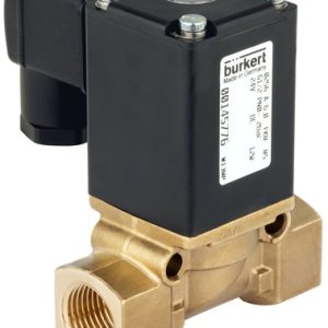 Válvula Solenoide Burkert Tipo 0256 2/2 Vias NC Ação Direta Latão G3/8 230V - — SKU - 57584 - 57584