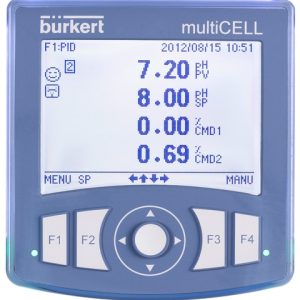 Burkert Tipo 8619 Transmissor pH e Condutividade 1/4 DIN DC - — SKU - 560204 - 560204