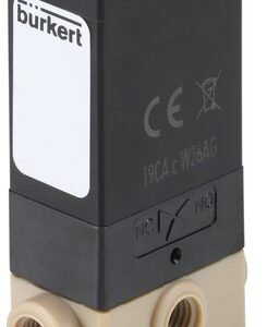 Válvula Solenoide 3/2 Vias Burkert Tipo 0127 para Meios Agressivos, PEEK, 24 V - — SKU - 20050668 - 20050668