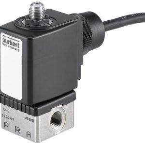Válvula Solenoide 3/2 Vias Direta Aço Inox G1/8 24V — SKU 392852 - 392852